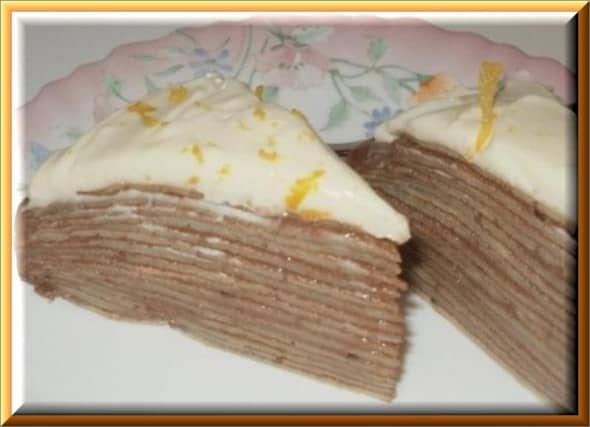 Блинный торт со сметаной