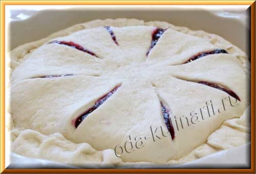 рецепт с фото закрытого пирога с ягодами