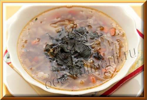 фото рецепт чечевичного супа