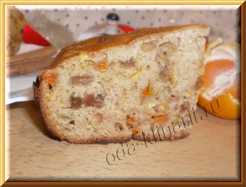 тыквенный пирог с апельсиновой цедрой и пряностями