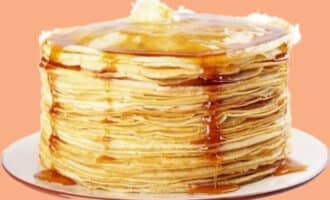 Блины на кефире с медом