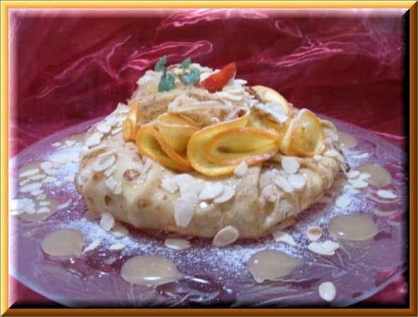 Блинный пирог с лимонным ликёром