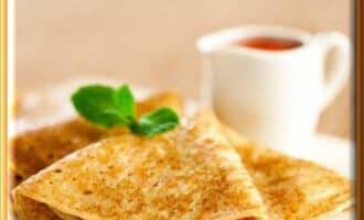 Блины с перепелиными яйцами