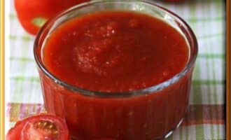 Острый помидорно-яблочный соус без уксуса на зиму